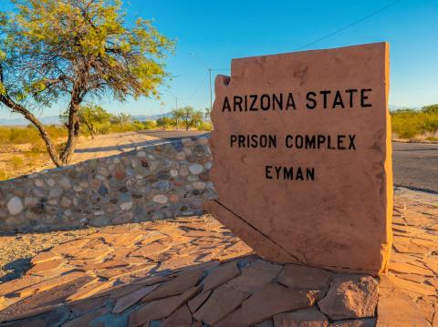 Eyman complex's stone sign